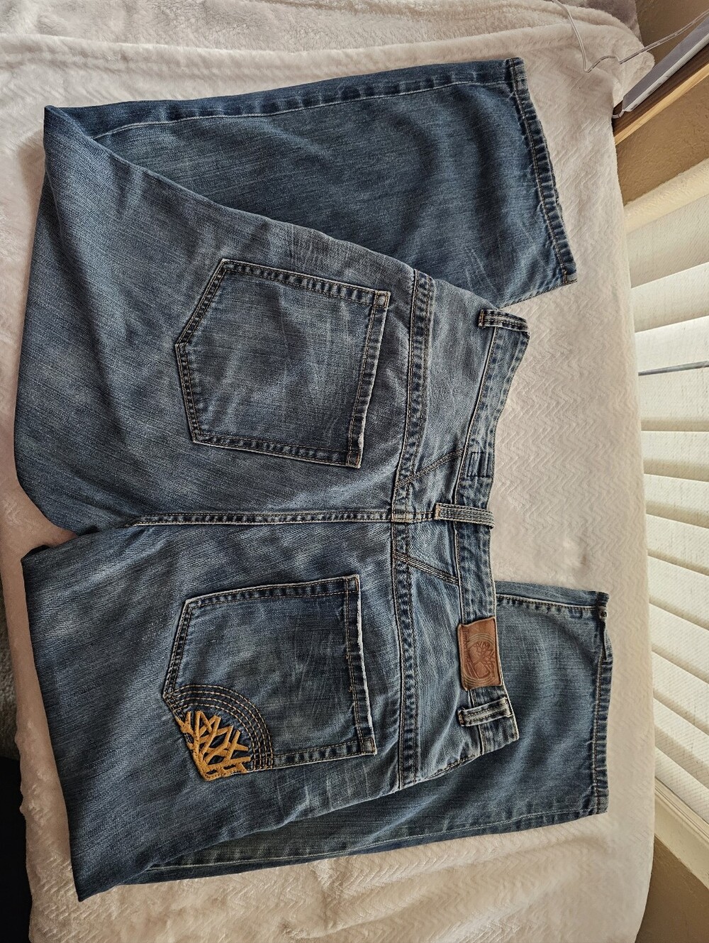 Timberland vintage 90s Y2K extra baggy wide-leg denim jeans size 40 100% cotton